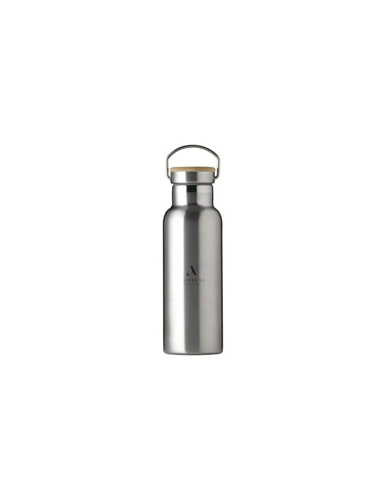 Nordvik RCS Recycled Steel 500 ml bouteille cadeau affaires élégant