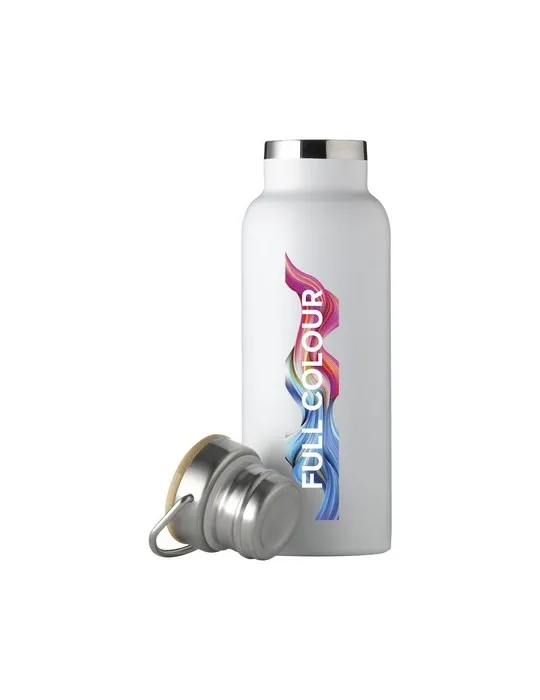 Nordvik RCS Recycled Steel 500 ml bouteille marquage laser ultra précis