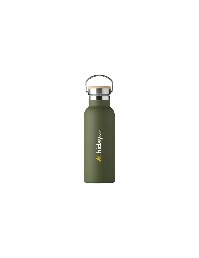 Nordvik RCS Recycled Steel 500 ml bouteille goodies personnalisé en stock