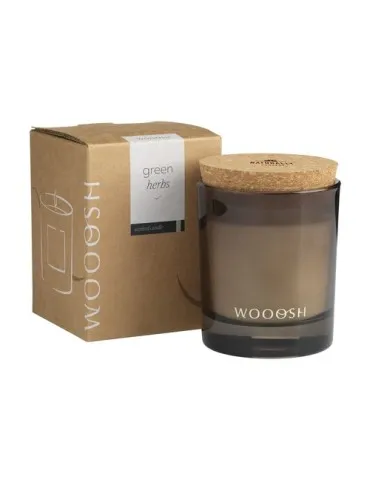 Wooosh Scented Candle Green Herbs bougie parfumée