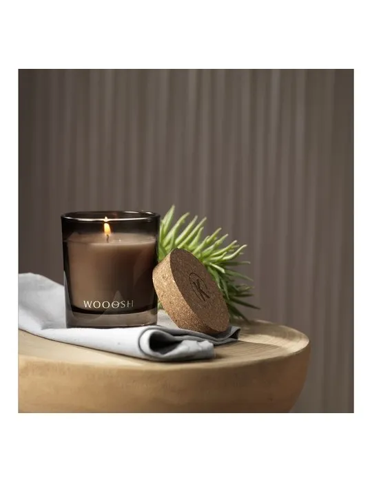 Wooosh Scented Candle Green Herbs bougie parfumée marquage laser ultra précis
