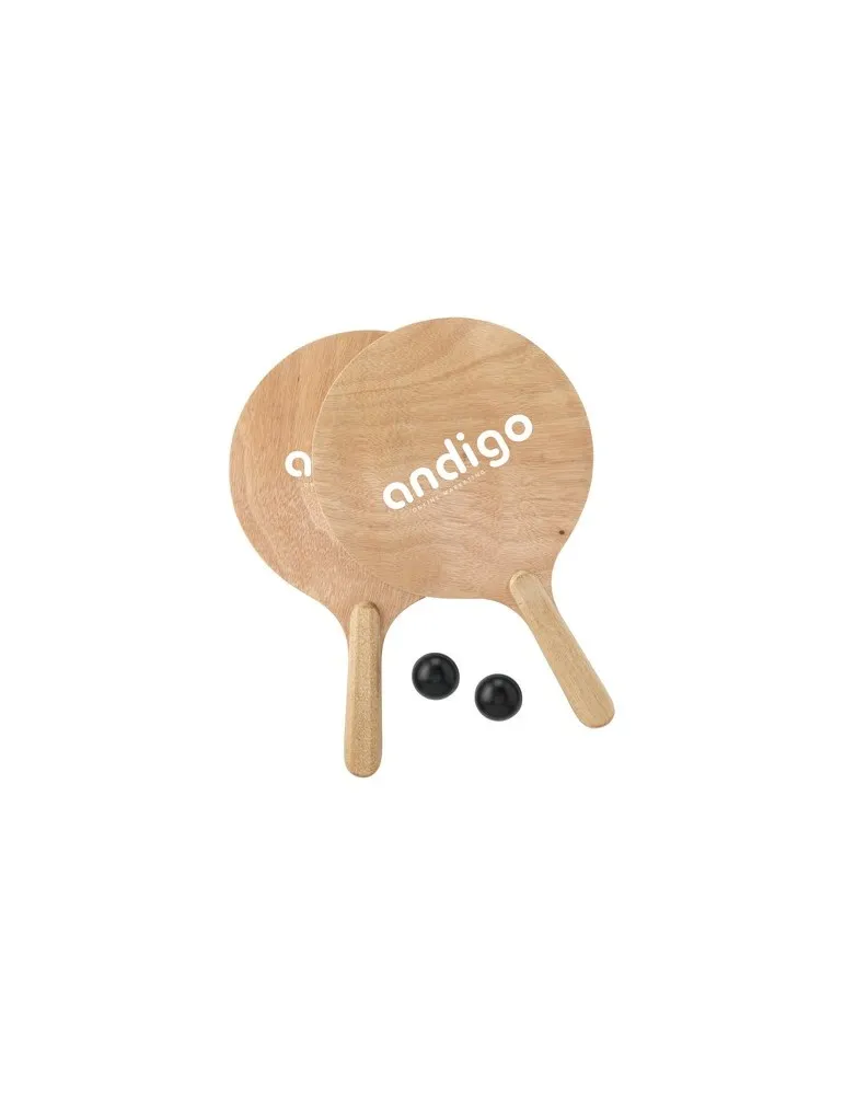 Playa Wood BeachTennis jeu de plage goodies publicitaire événementiel