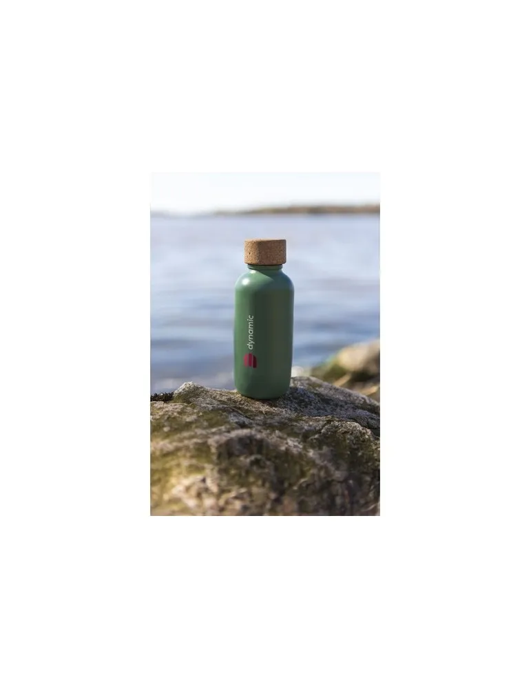 EcoBottle 650 ml d'origine végétale - fabriquée en EU objet promotionnel éco-responsable
