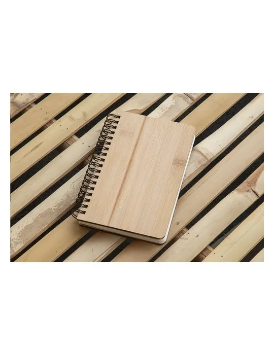 Notebook made from Stonewaste-Bamboo A6 bloc-notes cadeau entreprise pas cher