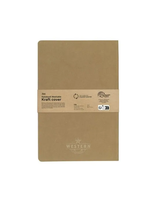 Notebook GRS Washable Kraft Cover A5 Cover cadeau client original