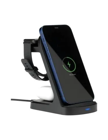 Triple-Up RCS Recycled ABS Wireless Charger Stand