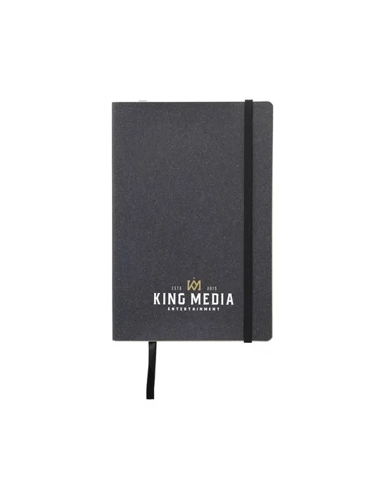 Monti Recycled Leather Notebook A5 carnet de notes marquage laser ultra précis