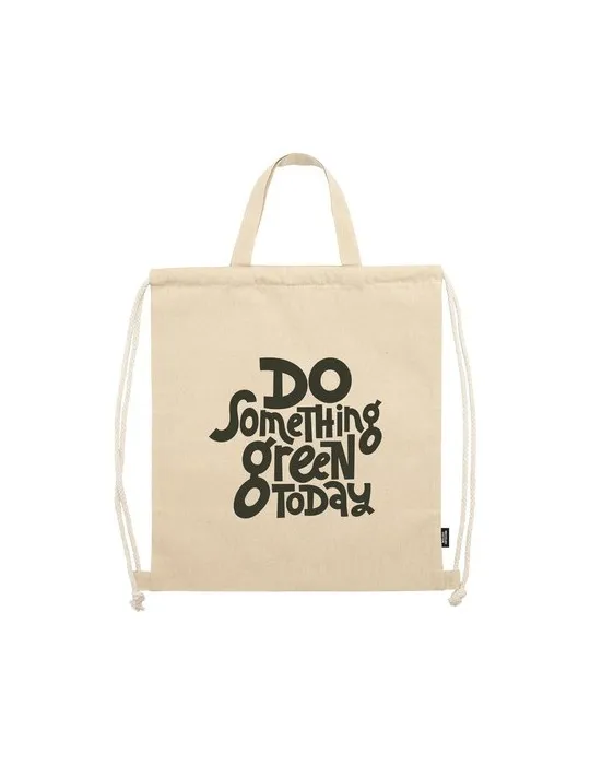 GRS Recycled Cotton PromoBag Plus (180 g/m²) sac à dos impression haute définition