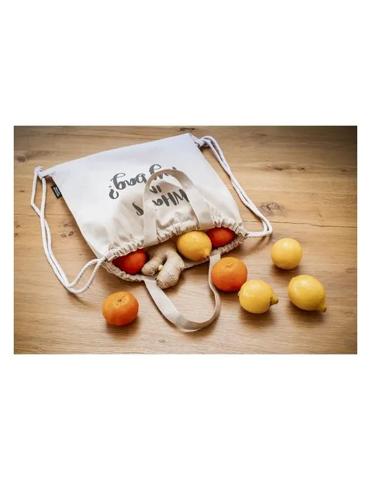 GRS Recycled Cotton PromoBag Plus (180 g/m²) sac à dos objet promo petit budget