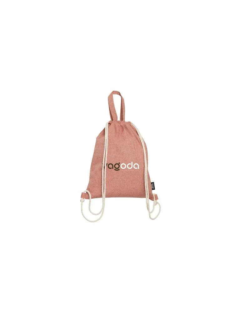 GRS Recycled Cotton PromoBag Plus (180 g/m²) sac à dos impression logo haute qualité