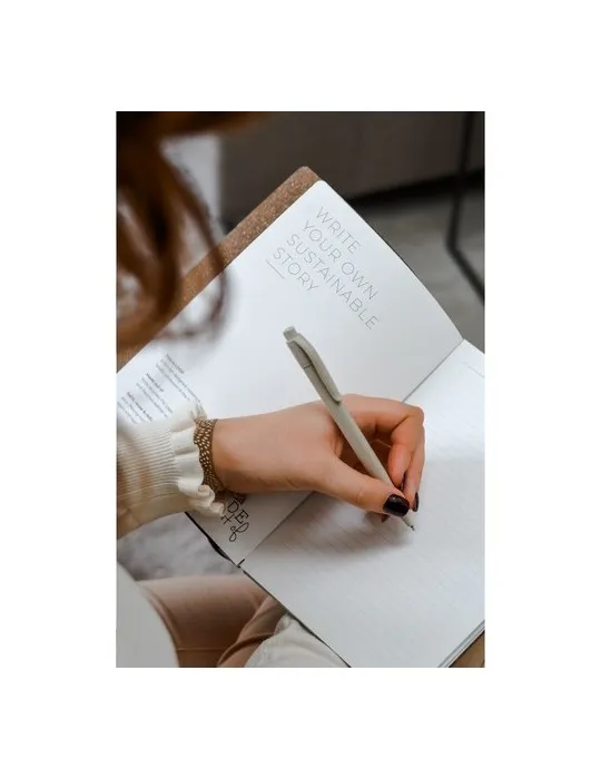 Recycled Leather Refillable Notebook A5 Bloc-note cadeau entreprise pas cher