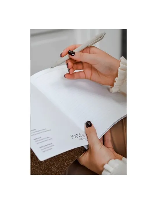 Recycled Leather Refillable Notebook A5 Bloc-note marquage laser ultra précis