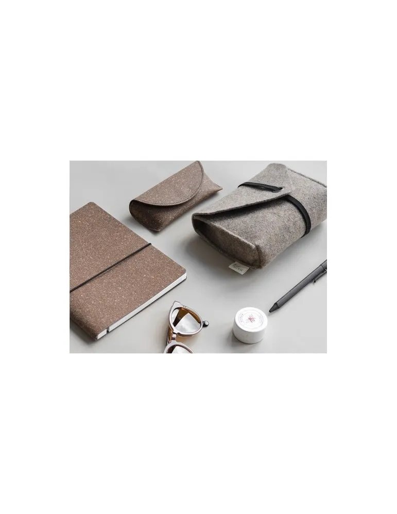 Recycled Leather Refillable Notebook A5 Bloc-note goodies personnalisé en stock