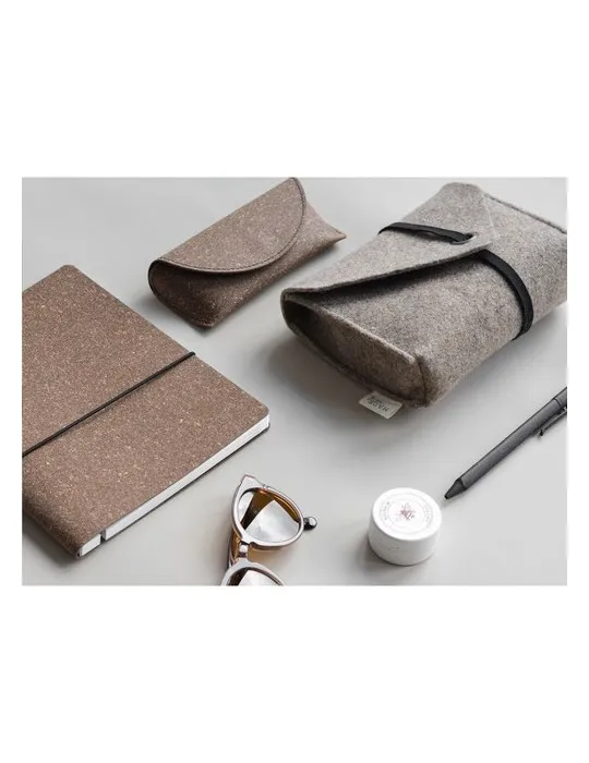 Recycled Leather Refillable Notebook A5 Bloc-note goodies personnalisé en stock