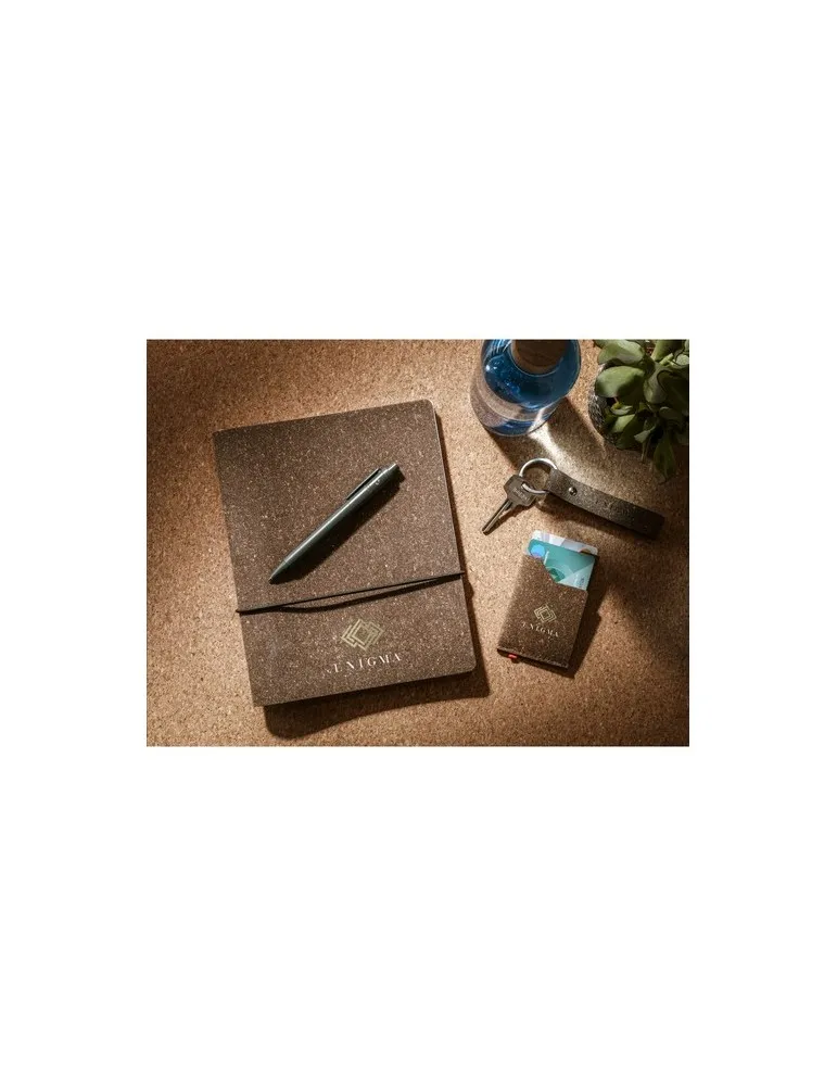 Recycled Leather Refillable Notebook A5 Bloc-note goodies publicitaire événementiel