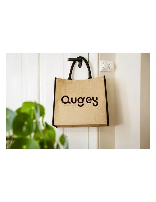 Gerona Jute Shopper sac shopping personnalisation rapide en France