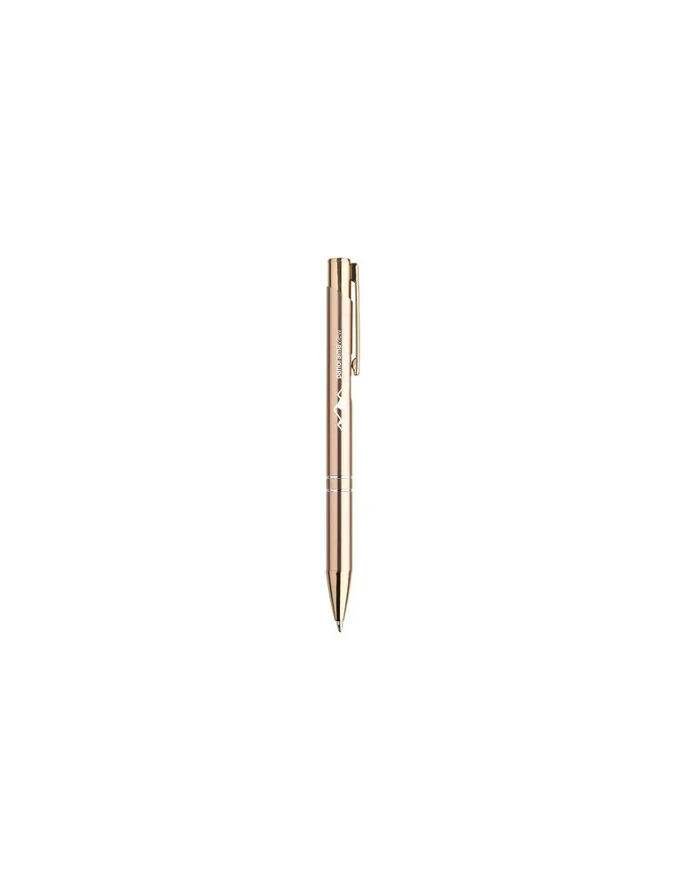Ebony RCS Recycled Alu Rose Gold stylo objet promotionnel éco-responsable