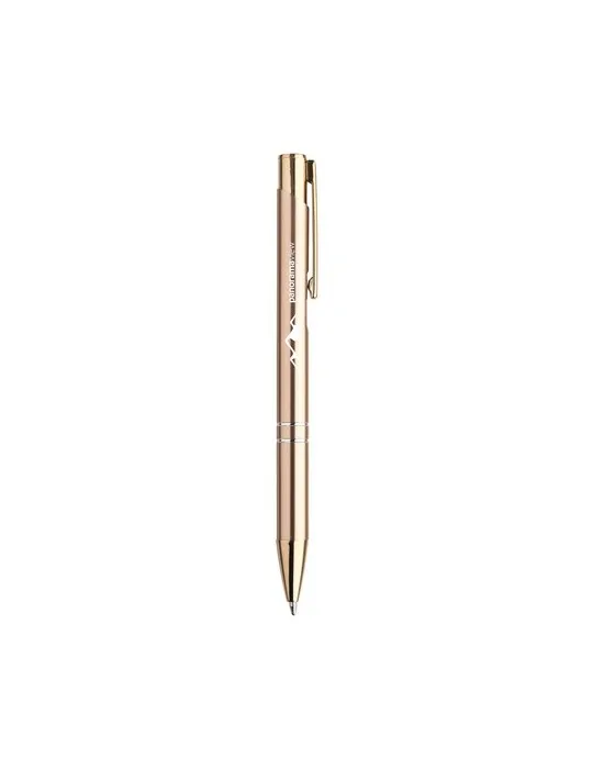 Ebony RCS Recycled Alu Rose Gold stylo objet promotionnel éco-responsable