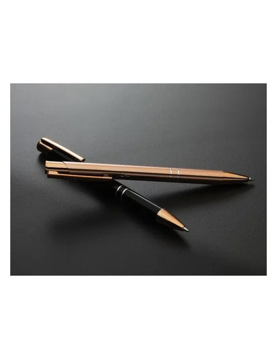 Ebony RCS Recycled Alu Rose Gold stylo accessoire événementiel unique