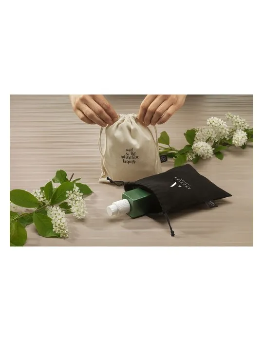 Gift Pouch Naturel GRS Recycled Cotton (150 g/m²) S