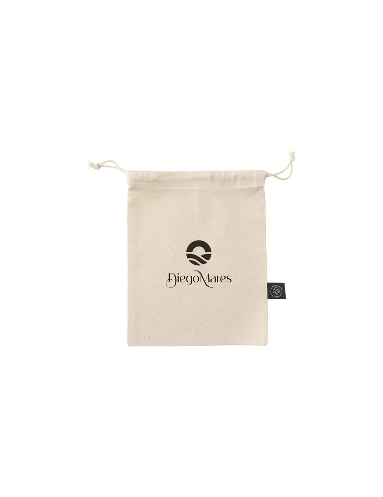 Gift Pouch Naturel GRS Recycled Cotton (150 g/m²) S