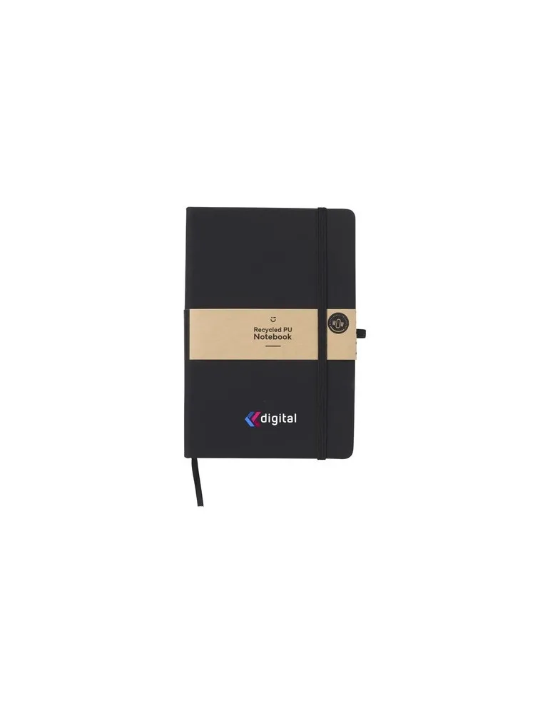 Recycled GRS PU Notebook A5 goodies personnalisé en stock