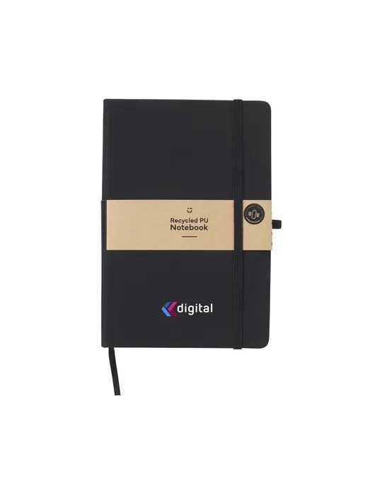 Recycled GRS PU Notebook A5 goodies personnalisé en stock