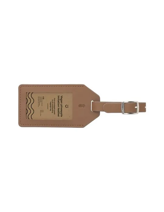 Vegan Pineapple Leather Luggage Tag