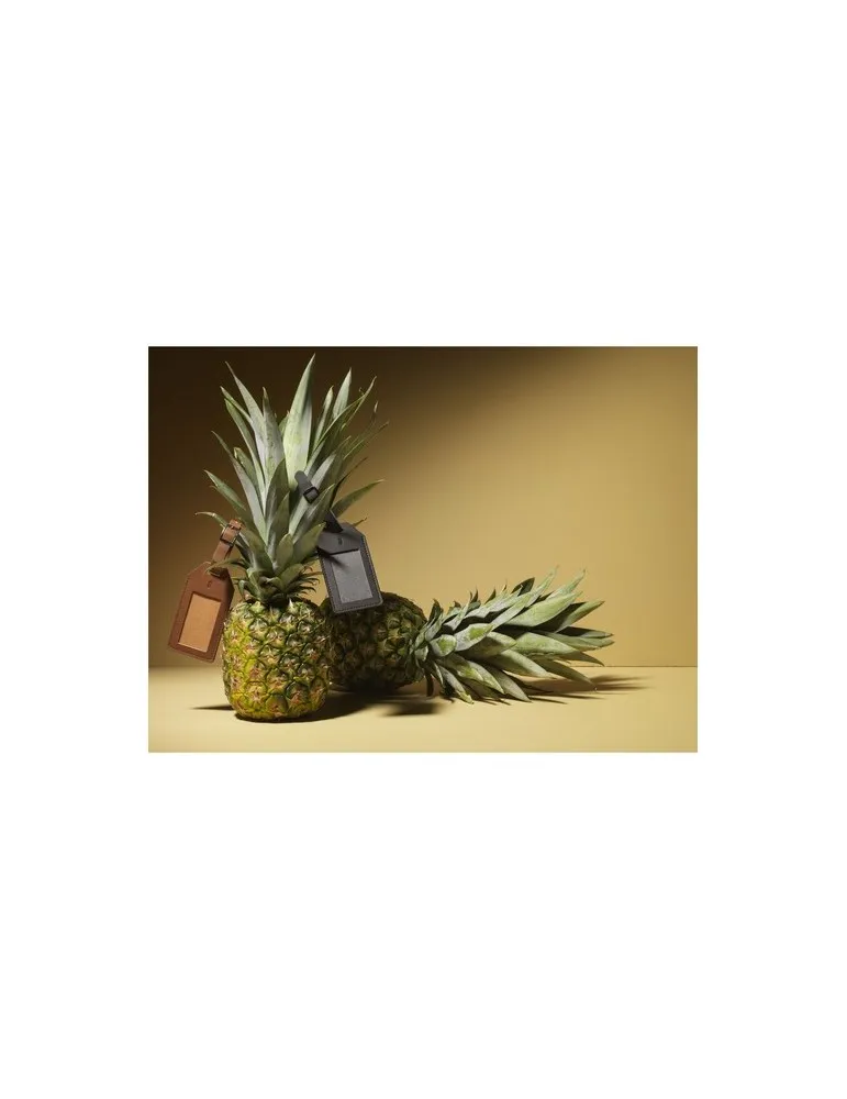 Vegan Pineapple Leather Luggage Tag