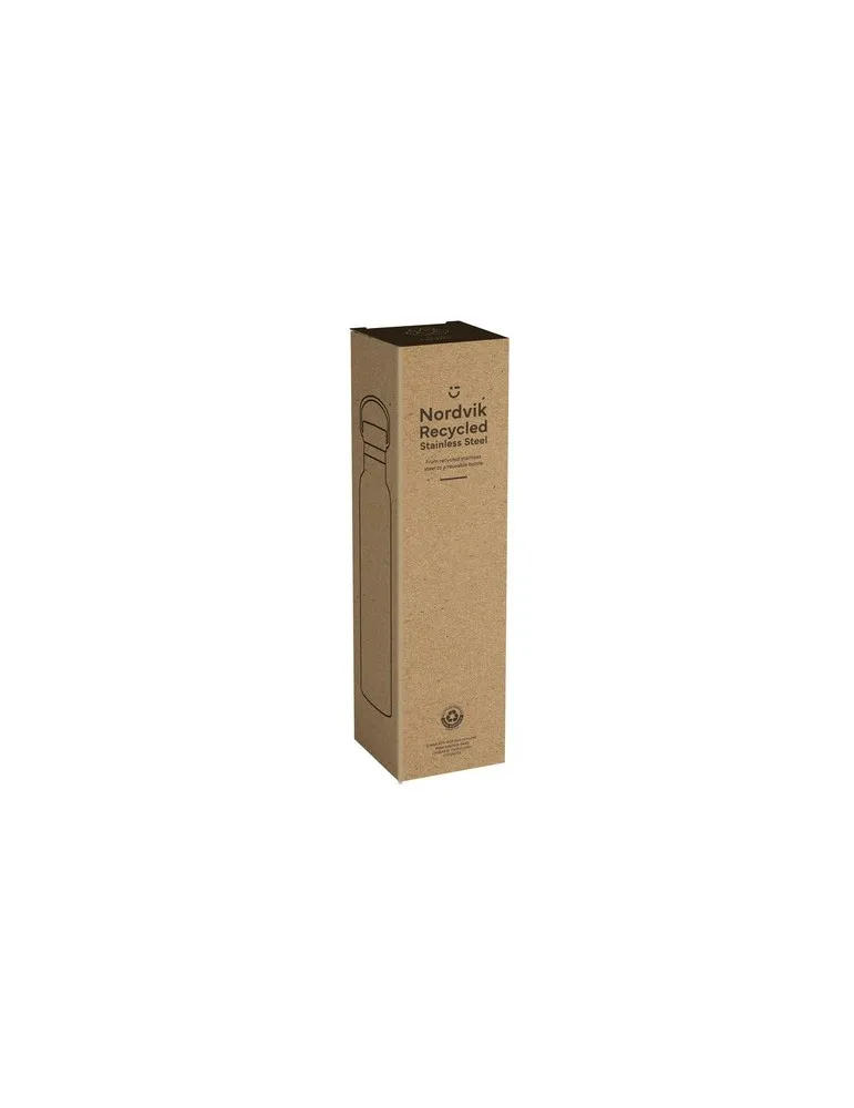 Nordvik RCS Recycled Steel 750 ml bouteille accessoire événementiel unique