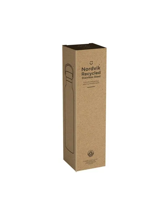 Nordvik RCS Recycled Steel 750 ml bouteille accessoire événementiel unique