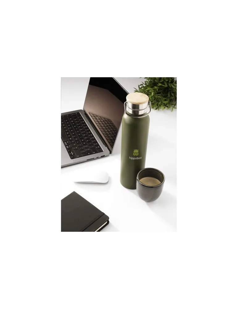 Nordvik RCS Recycled Steel 750 ml bouteille goodies publicitaire durable