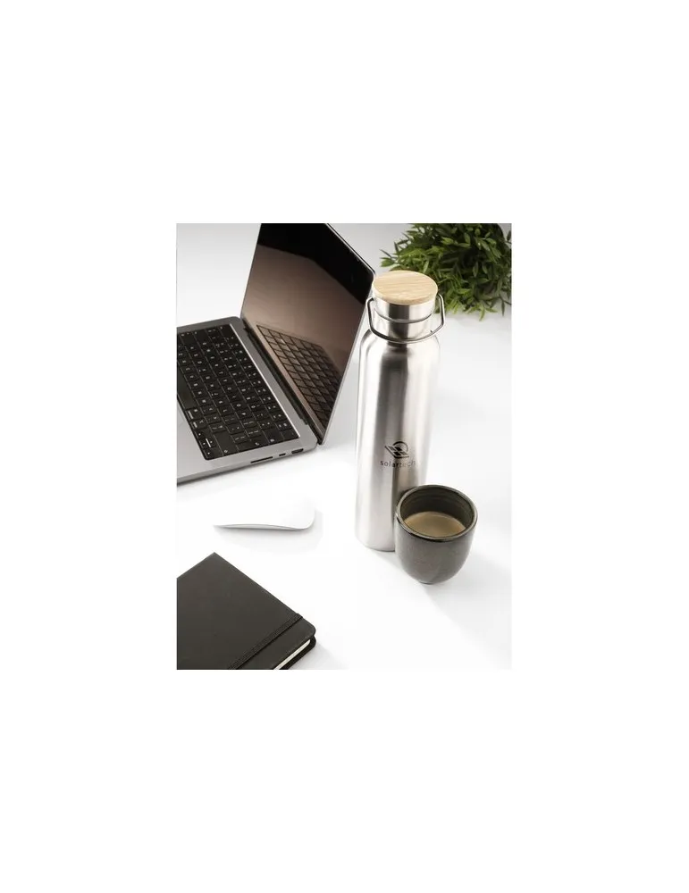 Nordvik RCS Recycled Steel 750 ml bouteille objet promotionnel éco-responsable