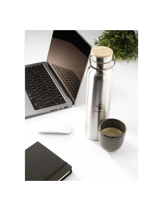 Nordvik RCS Recycled Steel 750 ml bouteille objet promotionnel éco-responsable
