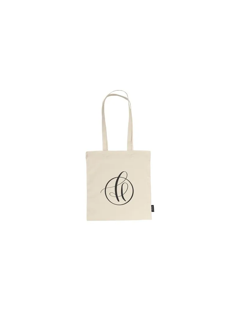 ShoppyBag GRS Recycled Cotton (140 g/m²) sac shopping personnalisable avec votre logo