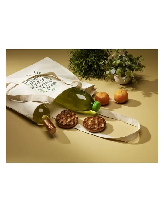 ShoppyBag GRS Recycled Cotton (140 g/m²) sac shopping cadeau entreprise pas cher