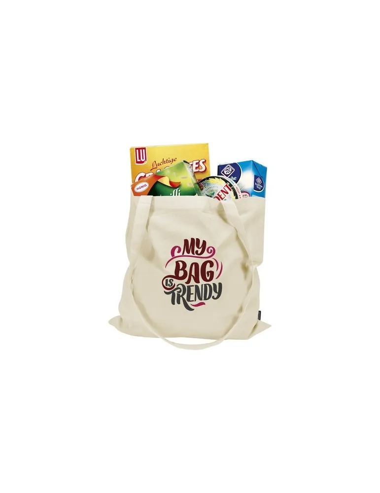 ShoppyBag GRS Recycled Cotton (140 g/m²) sac shopping impression haute définition