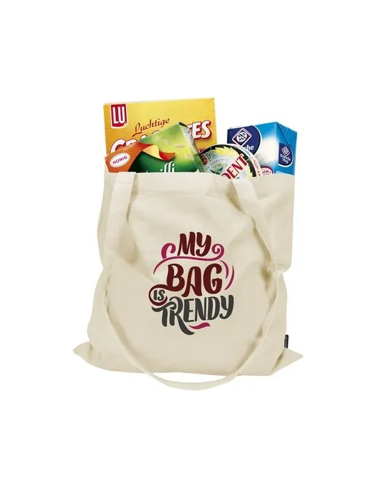 ShoppyBag GRS Recycled Cotton (140 g/m²) sac shopping impression haute définition
