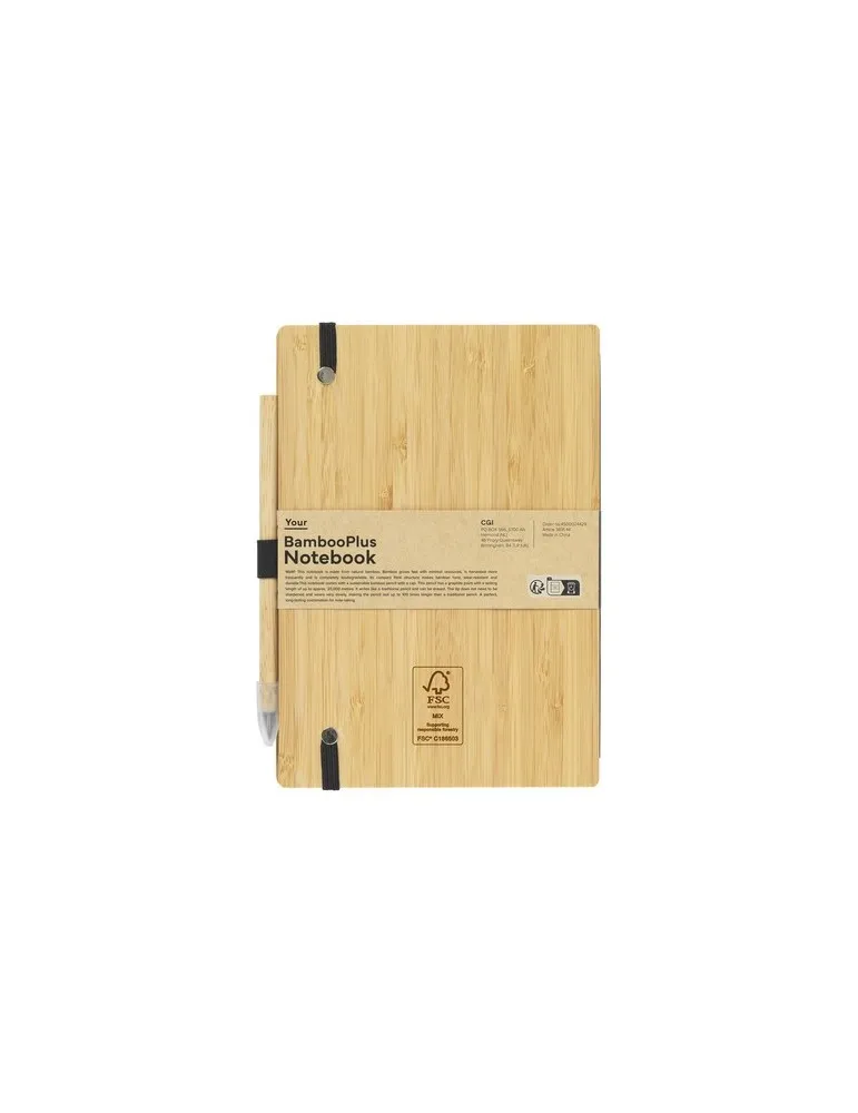 BambooPlus Notebook A5 - Inkless Pen marquage laser ultra précis