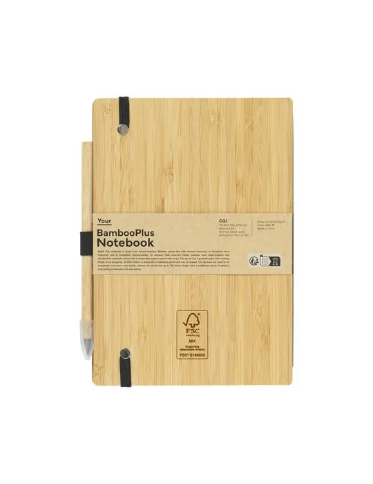 BambooPlus Notebook A5 - Inkless Pen marquage laser ultra précis