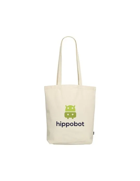 GRS Recycled Canvas Bag Natural (260 g/m²) personnalisable avec votre logo