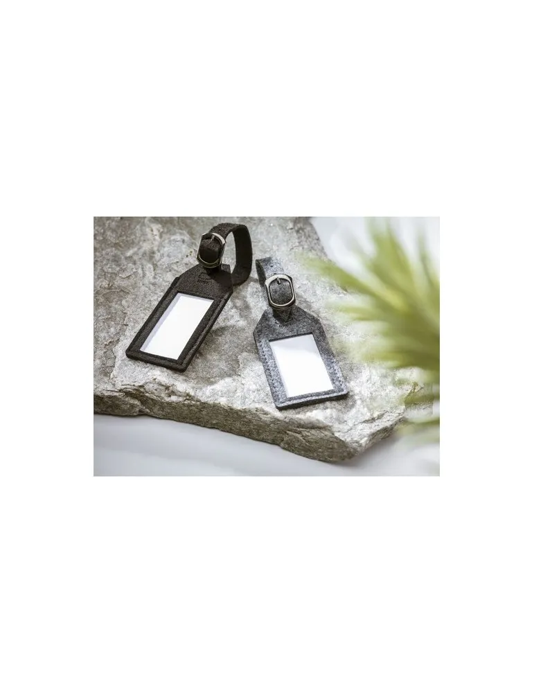 RPET Felt GRS Luggage Tag étiquette de bagage