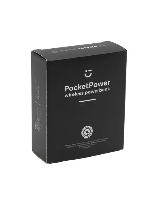PocketPower 10000 Wireless Powerbank chargeur sans fil marquage laser ultra précis
