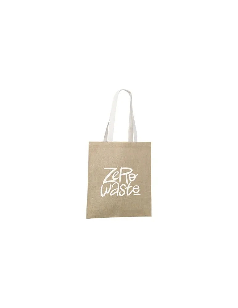 Madrid Jute Shopper sac shopping marquage laser ultra précis