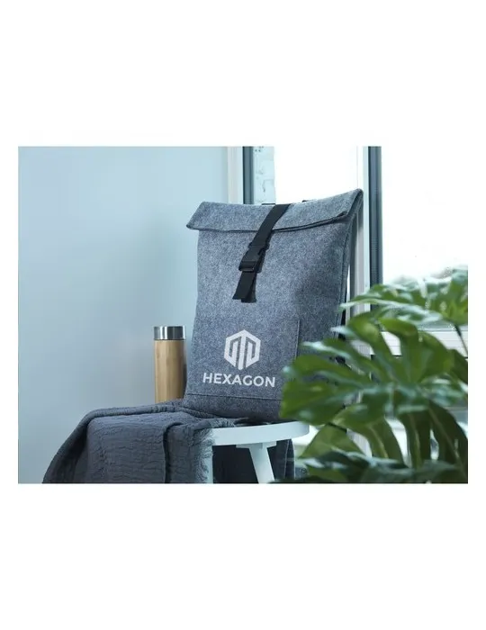 Nolan GRS RPET Felt sac à dos objet promotionnel éco-responsable