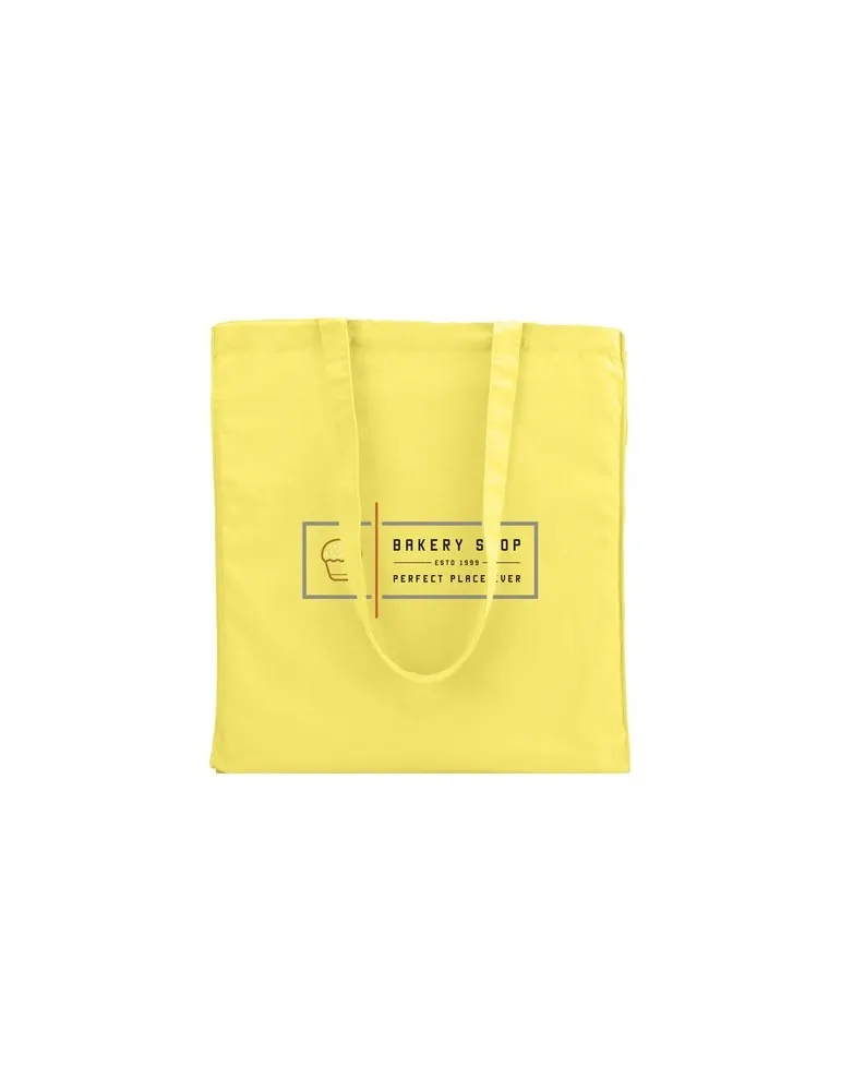 Colour Square Bag sac en coton (160 g/m²) marquage laser ultra précis