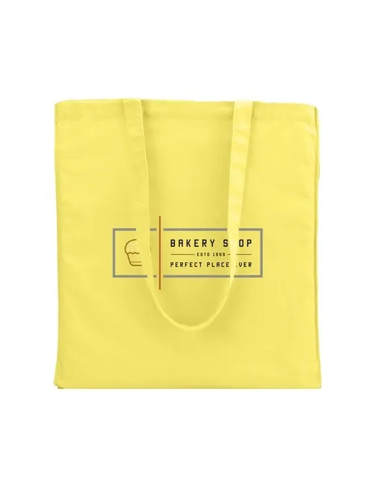 Colour Square Bag sac en coton (160 g/m²) marquage laser ultra précis