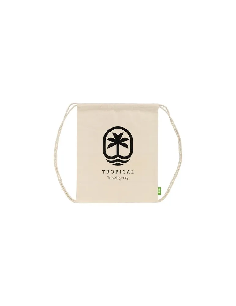 Organic Cotton GOTS Promo (140 g/m²) sac personnalisable avec votre logo