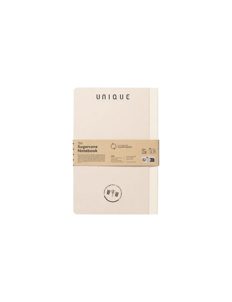 Sugarcane Notebook A5 goodies publicitaire événementiel