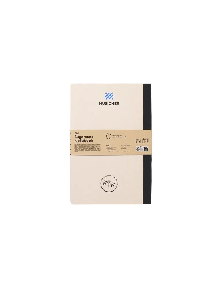 Sugarcane Notebook A5 cadeau entreprise pas cher